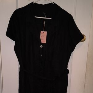 NWT Quince | Black Maxi Dress